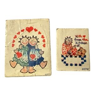 Stampendous A Friend Like You Foam Mounted Rubber Stamp Lot of 2 Vintage